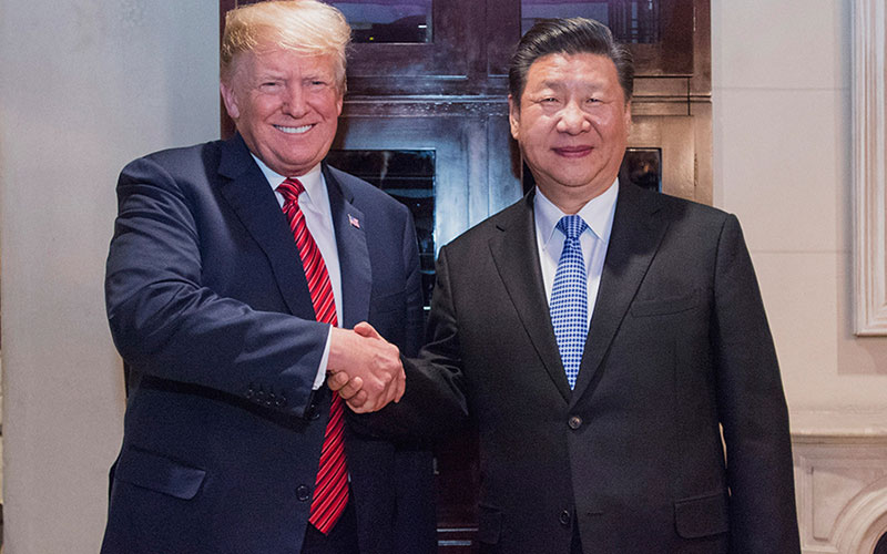 习近平同特朗普开始举行中美元首会晤